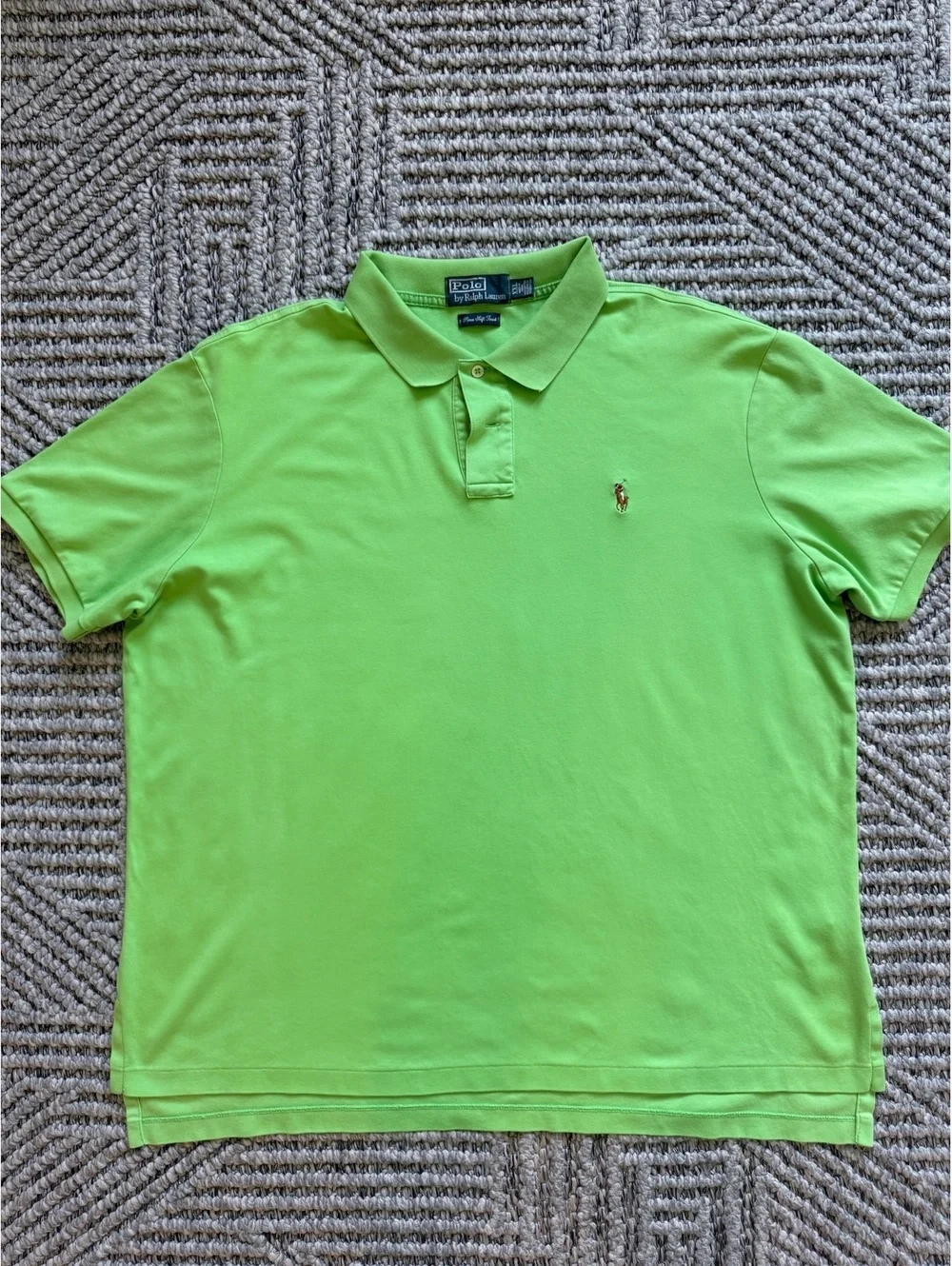 Polo Ralph Lauren Vintage T-Shirt Polo Long Men size XXL